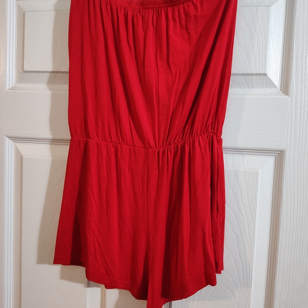 Red Women's Romper By Mainstreet  Collections. Size S/M. Excellent Condition